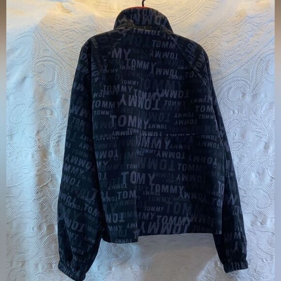 Tommy Hilfiger Sport Black and Red Logo Fleece Unisex - Picture 3 of 16